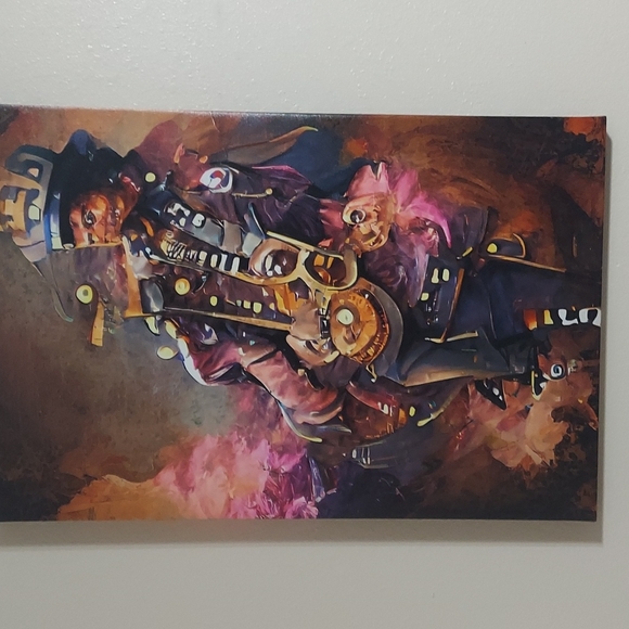 Steampunk Jimi Art Print 24x36 - Picture 1 of 2